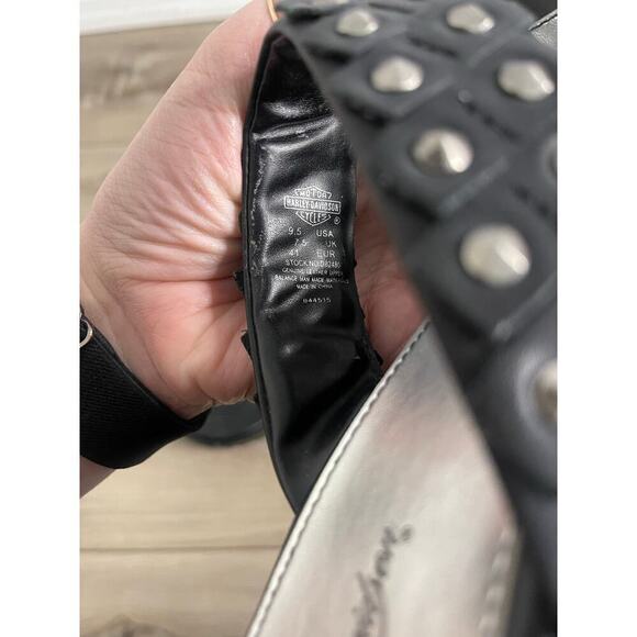 Harley Davidson circa 2010 Wedge Sandals - Picture 8 of 9